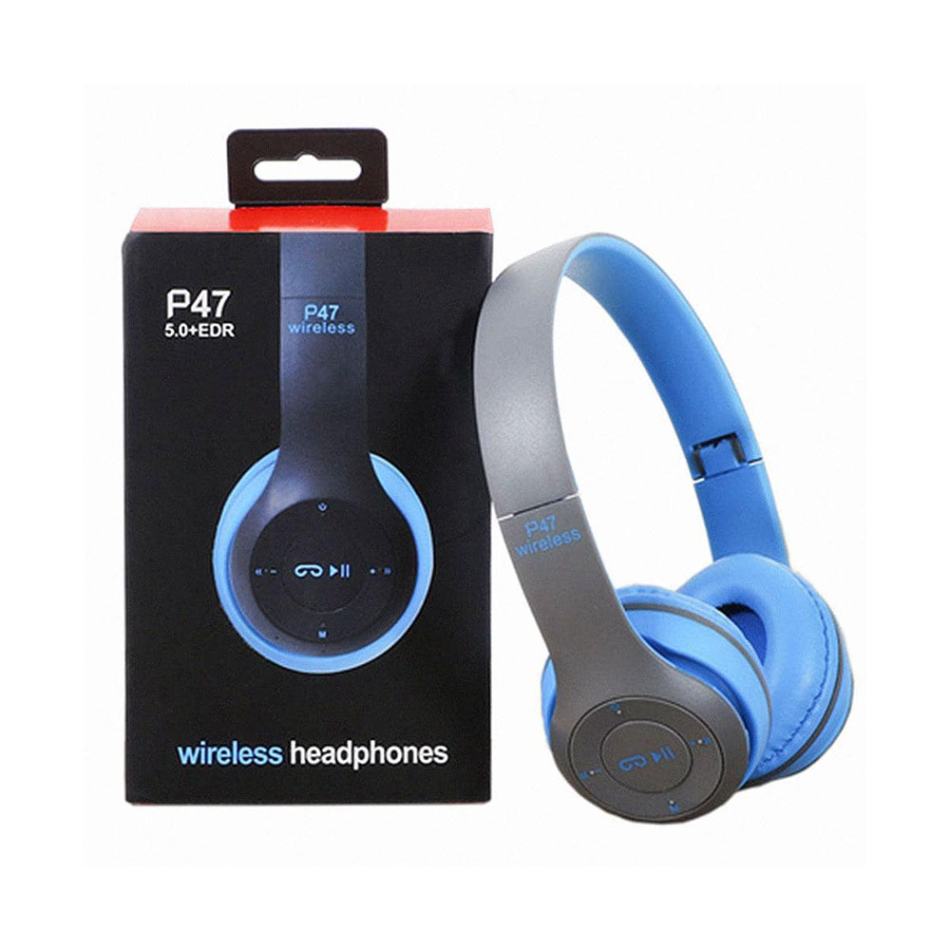 Picture of P47 Foldable Wireless Bluetooth Headphones with Stereo Sound and Headband Design