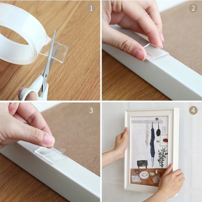 Picture of 1M/3M/5M 2CM/3CM Wide Clear Nano Double Side Adhesive Tape - Nano tape