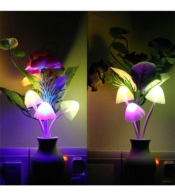 Picture of LED Sensor Dream Mushroom Night Light Lamp - Multi-Color 1 pcs