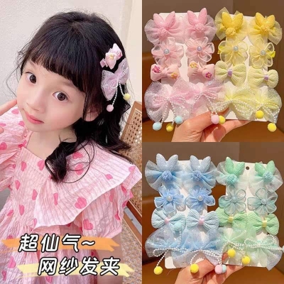 Picture of Dress Matching 10 Piece 1 Set Fabric hairpin Set