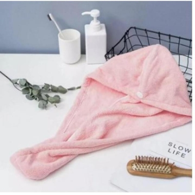Picture of Dry Hair Cap Microfiber Quick Towel Magic Hair Towel Wrapped Towels for Women - Speed Up Your Hair Drying - Easy To Use and Clean