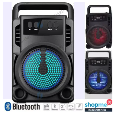 Picture of KTS Speaker GTS-1360 wireless portable speaker Mini style 3 inch - Speaker - Bluetooth Speaker