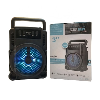 Picture of KTS Speaker GTS-1360 wireless portable speaker Mini style 3 inch - Speaker - Bluetooth Speaker