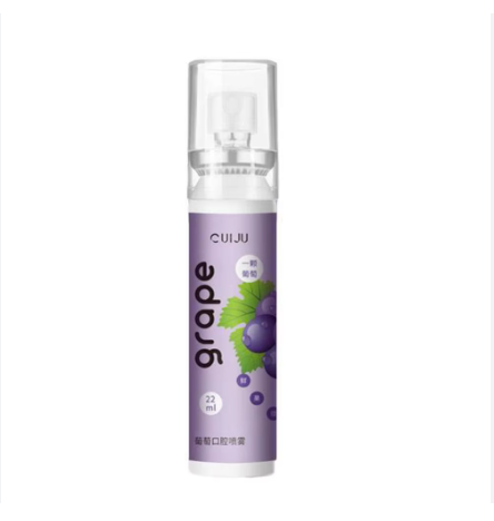 Picture of Oral Fresh Spray Mouth Freshener 6 Smell Fresh Breath Mouth Fruit Litchi Peach Grape Flavor Persistent Portable Oral Care