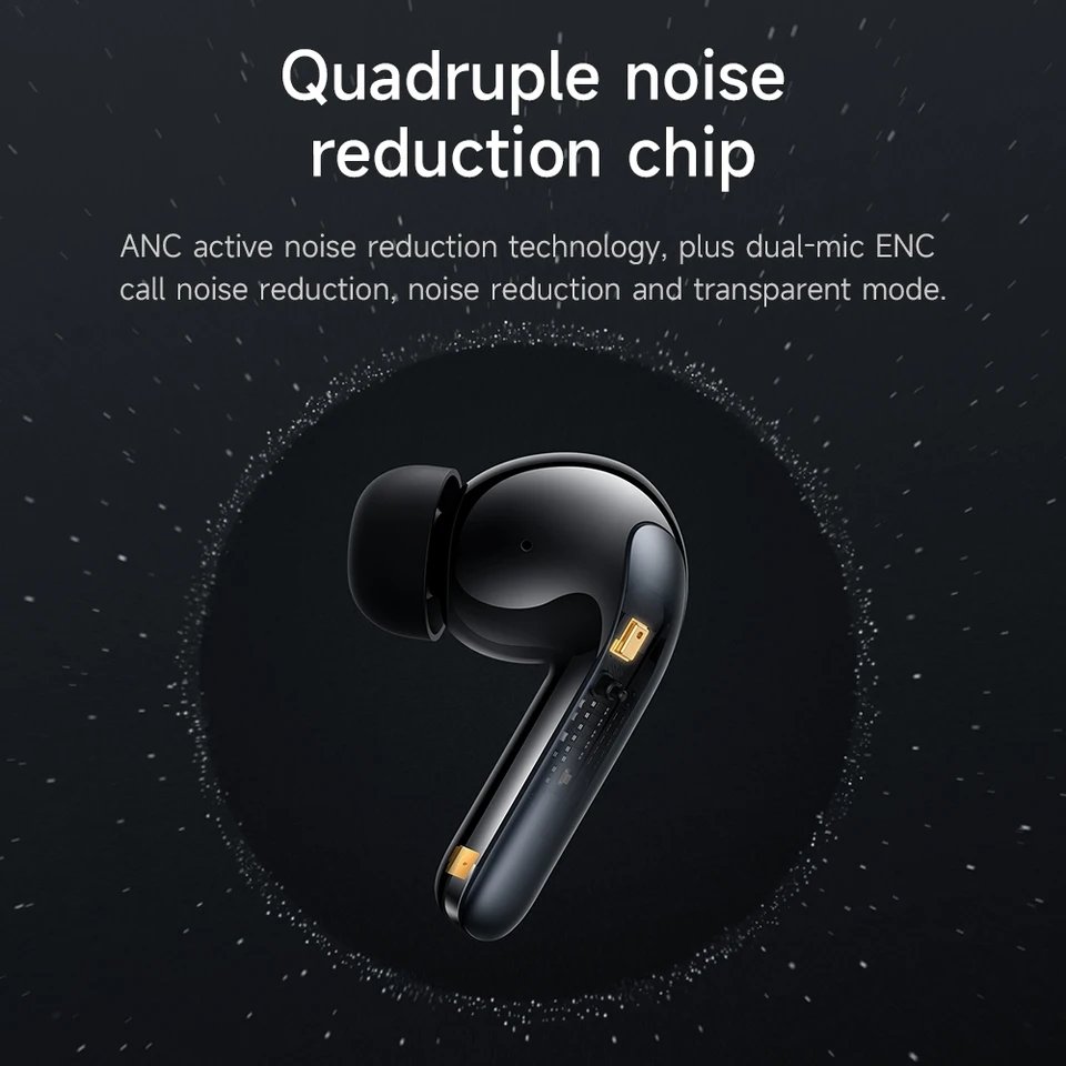 Picture of Hoco EQ5 Dual Mic ANC Plush ENC Bluetooth 5.3 Wireless Earbuds