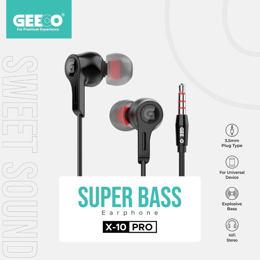 Picture of GEEOO X10 Pro Premium In-ear Earphone with Microphone