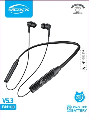 Picture of Moxx BN100 Neckband Bluetooth Headset BT5.3 Sports Headset IPX5 with Mic