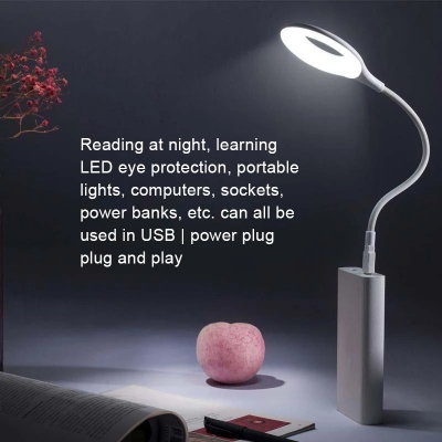 Picture of USB Direct Plug Portable Lamp Led Desk Lamp Eye Protection Study Reading Night Light Table Dormitory Bedside Lamp-Jess Gadget Voice Control USB Direct Plug Portable Lamp Led Desk Lamp Eye Protection Study Reading Night Light Table Dormitory