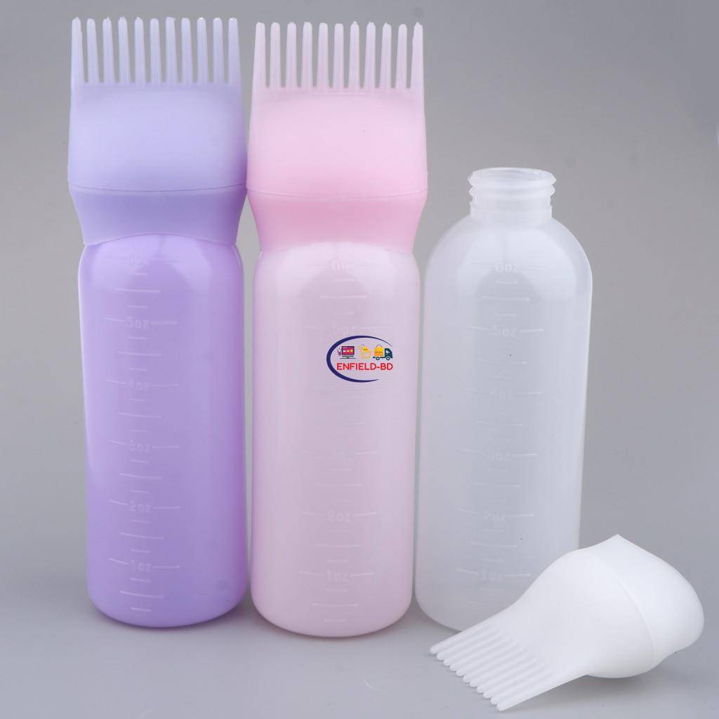 Picture of Multi-functional Hair Dyeing Treatment Oil Cream Shampoo Bottle Oil Coloring Dispensing Applicator Brush Tip Bottle