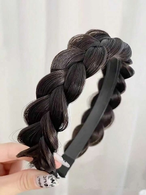 Picture of Braid Hair bands Headbands Anti-Slip Headpiece Bath Twist Korean Hairbands Hair Hoop Women Simple Style