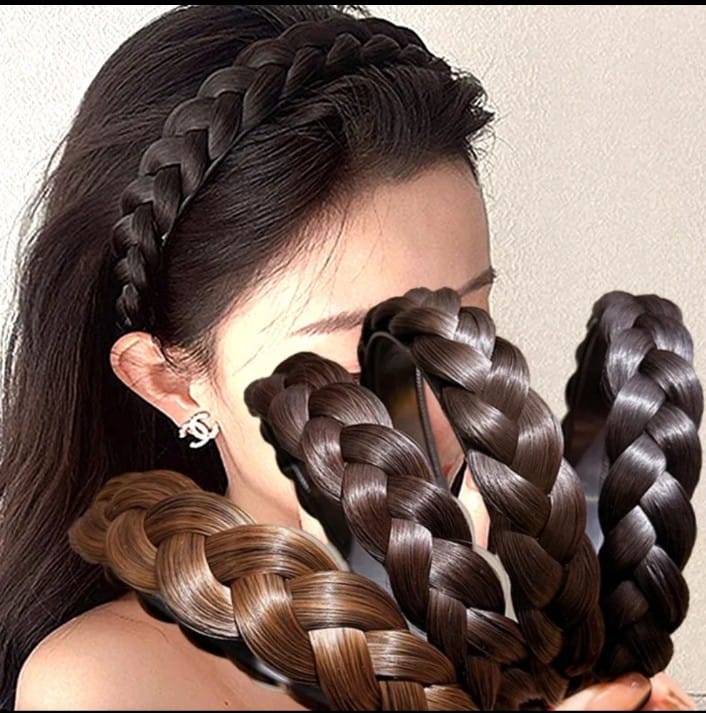 Picture of Braid Hair bands Headbands Anti-Slip Headpiece Bath Twist Korean Hairbands Hair Hoop Women Simple Style