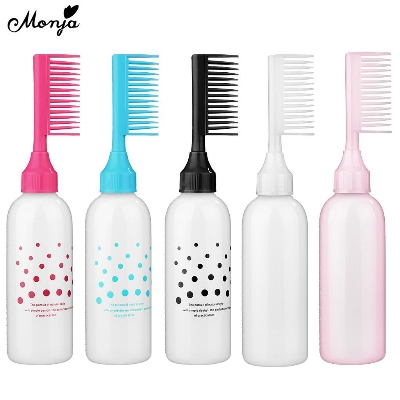 Picture of Multi-functional Hair Dyeing Treatment Oil Cream Shampoo Bottle Oil Coloring Dispensing Applicator Brush Tip Bottle