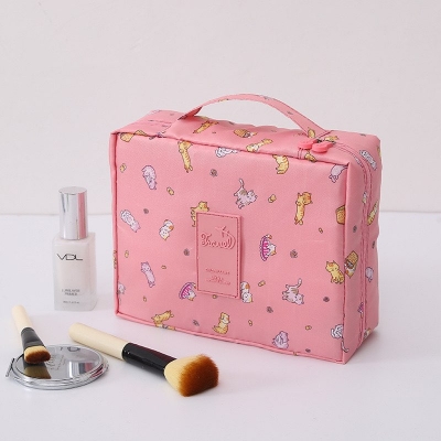 Picture of Waterproof Makeup organizer bag Multifunction Makeup Storage Bag Toiletries Cosmetic box Portable Female