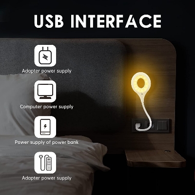 Picture of Voice Control USB Direct Plug Portable Lamp Led Desk Lamp Eye Protection Study Reading Night Light Table Dormitory Bedside Lamp-Jess Gadget