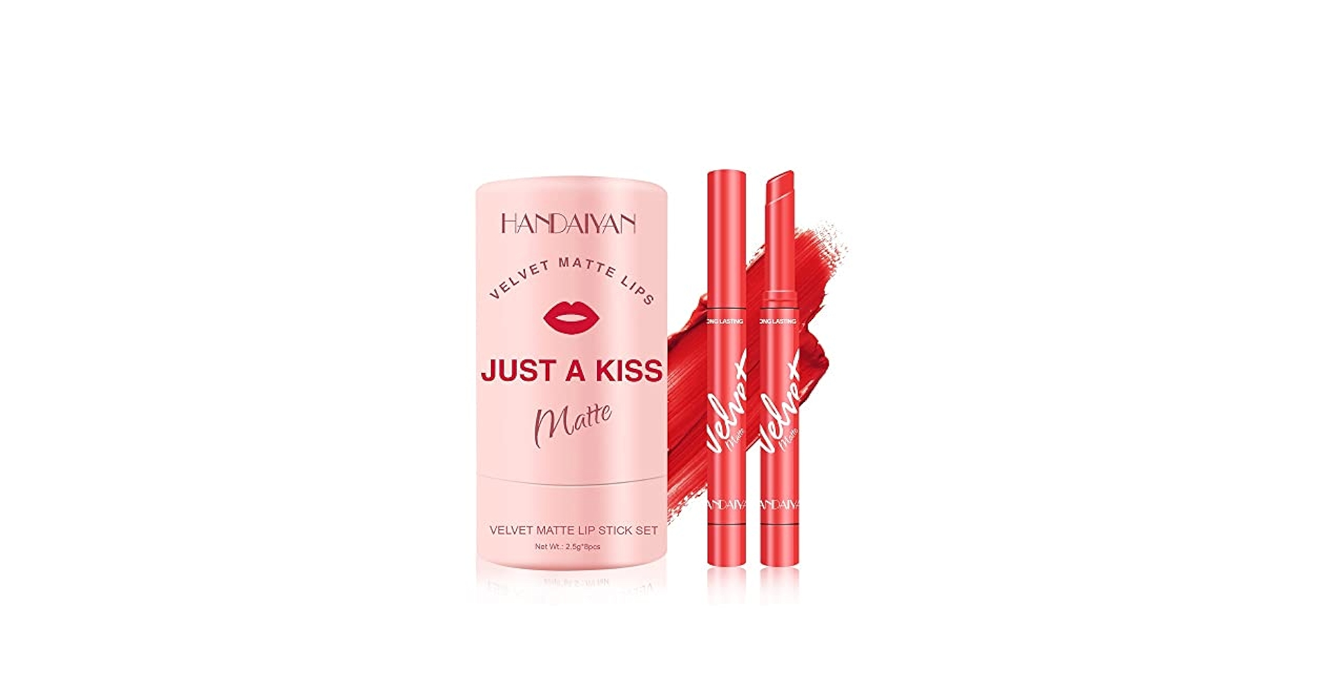 Picture of Handaiyan Just a Kiss velvet Lipstick set of 8 pcs