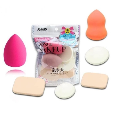 Picture of Keli Beauty Blender Powder Makeup Puff Set of 6 Piece