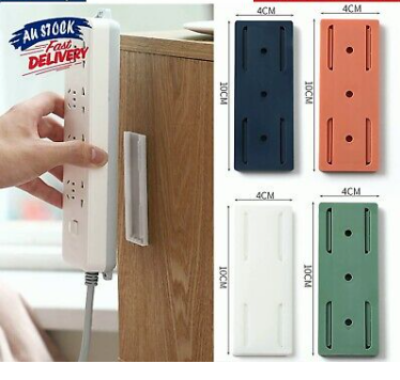 Picture of Socket Holder Plug Fixer Wall-mounted Power Strip Holders Sticker Holder