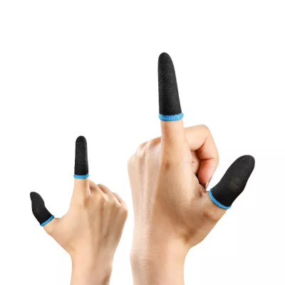 Picture of 5 Pair(10 Pcs) Mobile Finger Sleeve/Press Trigger Game Controller Sweatproof Gloves for Mobile Gaming / Finger Sleeves