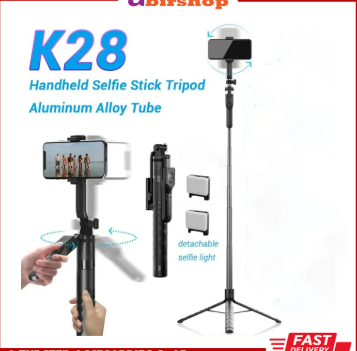 Picture of Premium Handheld Stabilizing K28 SELFIE STICK TRIPOD (5 Foot) 360 degrees Rotation with remote