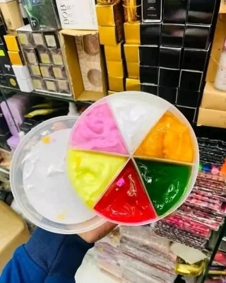 Picture of 6 in 1 Vip Rainbow Combo Face Pack - 500 gm