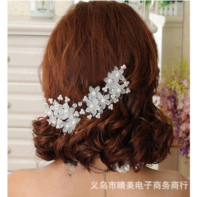 Picture of Pack of 3 Fancy Hair pins Large U Shape Pins,Jura Pins, Braide Flower Pins & Bun Pins for Wedding Bride Party Hair Accessories by Zayan Fashion (3Pis)