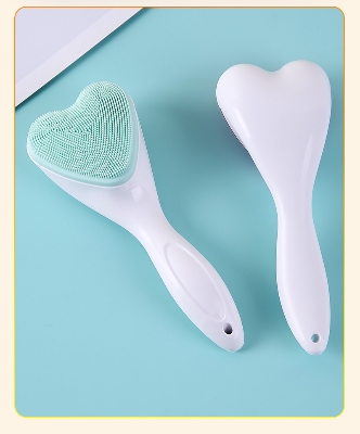 Picture of Silicone Face Scrubber exfoliating Brush Handheld Silicone Cleansing Brush Tools for Face