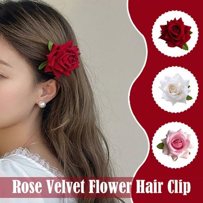 Picture of Red Velvet Follower Artificial  Hair Clip