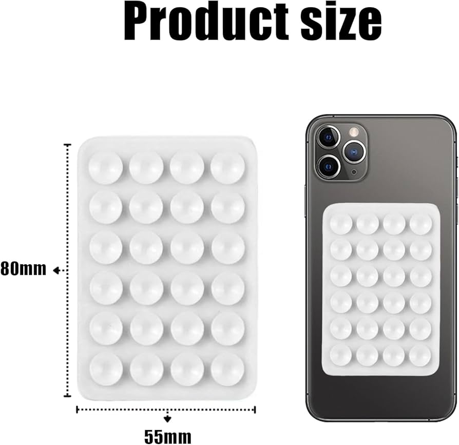 Picture of Strong Grip Silicone Phone Holder – Adhesive Suction Mount, Anti-Slip Hands-Free Stand  Multicolor