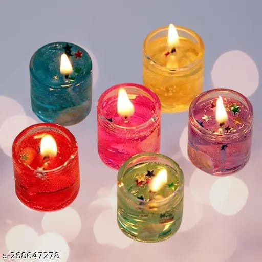 Picture of Jelly Candle for Party Use - 6 Pieces