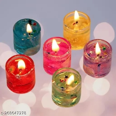 Picture of Jelly Candle for Party Use - 6 Pieces