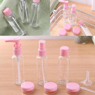 Picture of 6 Pcs Travel Makeup Bottle Set with funnel