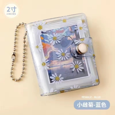 Picture of Mini Album Keychain Photo Storage Interstitial Pocket Keyring Lover Memory Gift