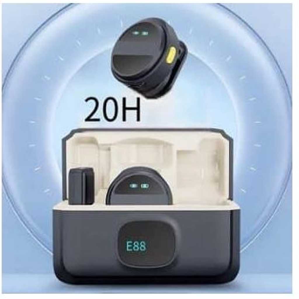 Picture of SX21 Wireless Microphone Copy of Hollyland Lark M2. Interview, Live Broadcast, Audio Video Recording Clip on Collar Microphone. Noise Reduction Lavalier Lapel Mini Microphone