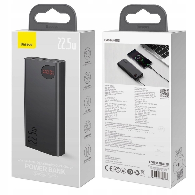 Picture of Baseus 20000mAh Adaman Fast Charging 22.5W Power Bank