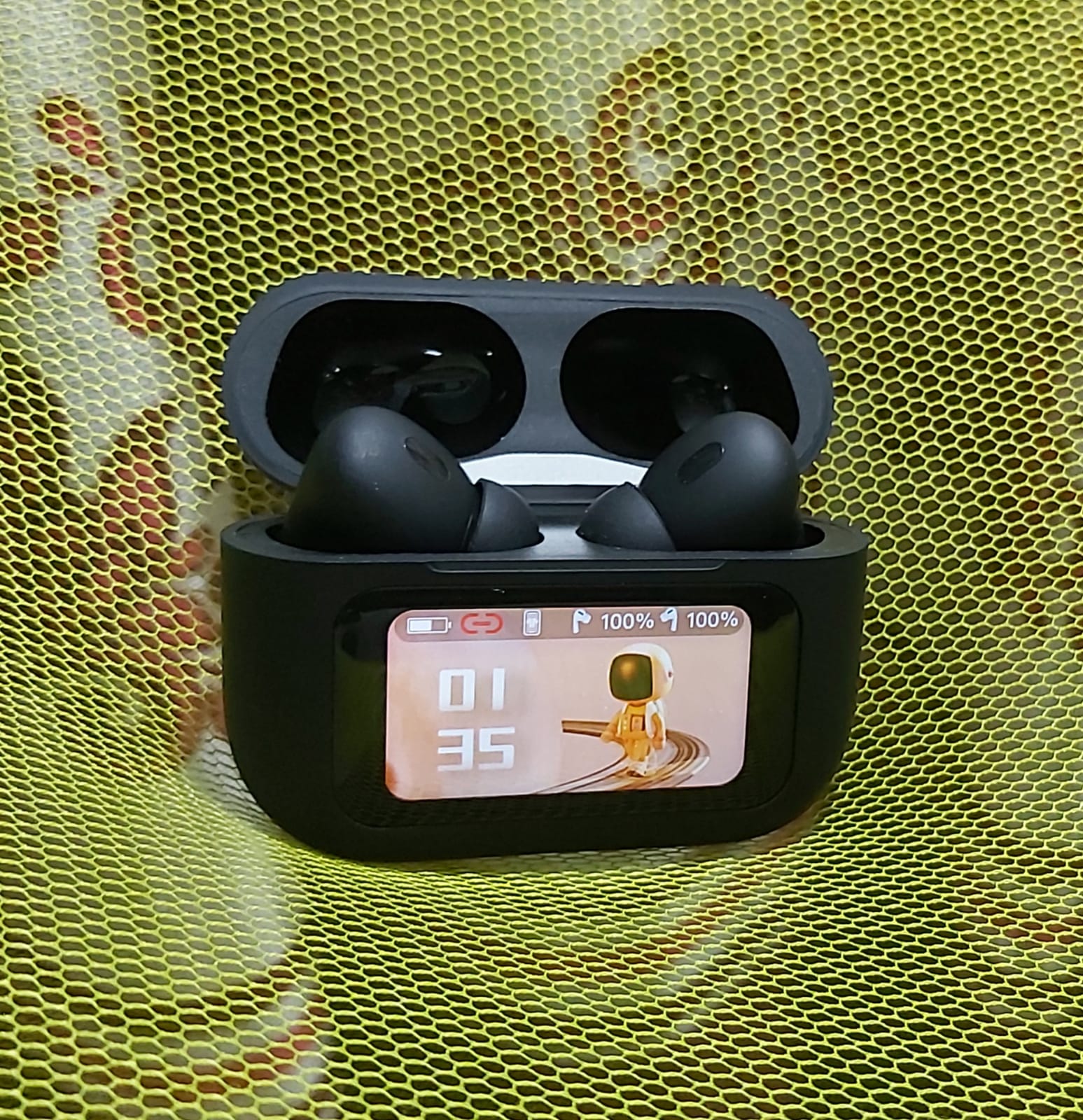 Picture of Airpods A9 Pro Touch Screen Display with ANC ENC TWS Earbuds