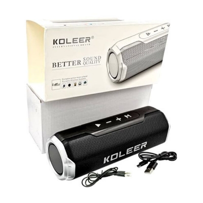 Picture of KOLEER S218 New Bluetooth Speaker 1200 mAh Battery Outdoor Portable Sound Box HD Stereo Sound Bass Subwoofer Loudspeaker For CENTER
