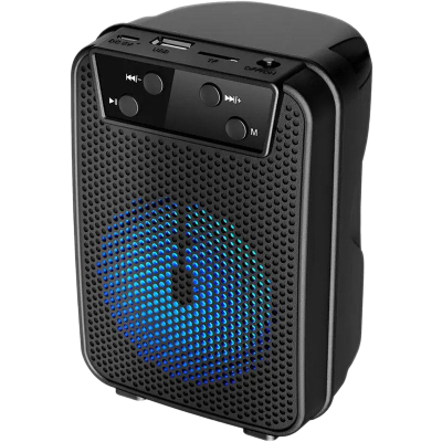Picture of Bluetooth Speaker With RGB Light Gts-1345 Rechargeable Extra Bass Wireless Portable Speaker Mini Style 3 Inch