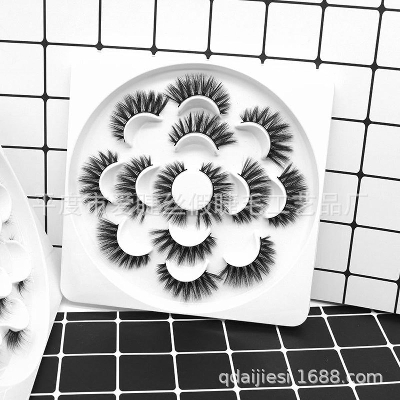Picture of 7 Pairs Eyelash 5D Voluminous False Eyelashes Black 