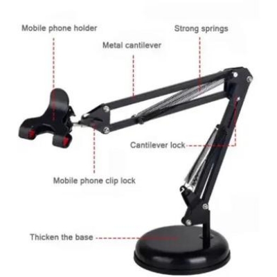 Picture of Universal Multifunctional Bracket of Desktop Video Frame Vocal Stents with Phone Bracket