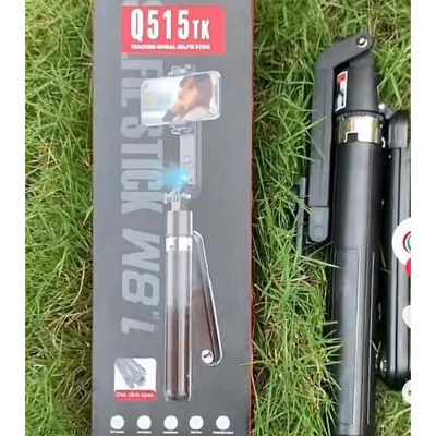 Picture of Q515TK Auto Face Tracking Selfie Stick Tripod with Wireless Remote Control Smart Auto AI Tracking Stabilizer Gimbal (5.8) foot