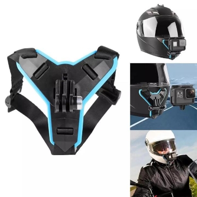 Picture of PREMIUM Helmet Chin Mobile Mount with Phone holder for Action Camera and Phone