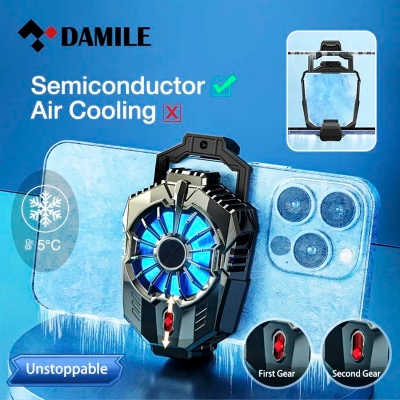 Picture of X20 Smartphone Cooling Fan – Adjustable Semi-Conductor Radiator for Gaming & Heavy Usage