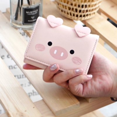 Picture of Women Pink Short wallet purse Pink 