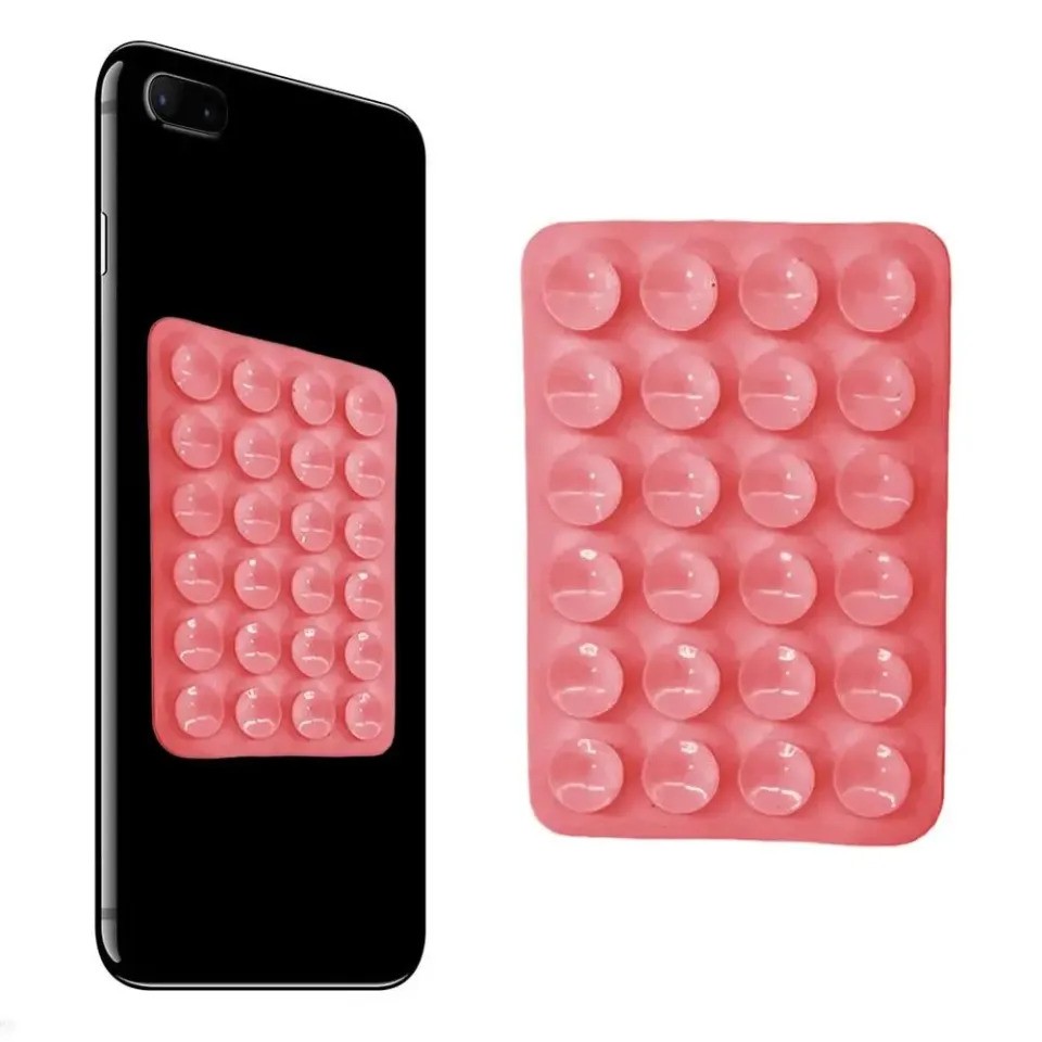 Picture of Strong Grip Silicone Phone Holder – Adhesive Suction Mount, Anti-Slip Hands-Free Stand
