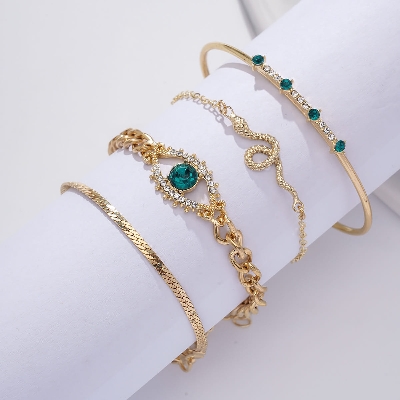 Picture of 4pcs Alloy Lovely Cat Bracelets for Women  