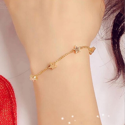 Picture of Women Star Bracelets & Bangles Gold 
