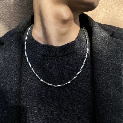 Picture of Silver Metal Chain For Men Silver 