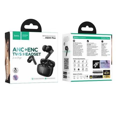 Picture of EQ34 Plus ANC+ENC TWS Earbud (App Supported) | Long 7-Hour Playtime & Bluetooth 5.4