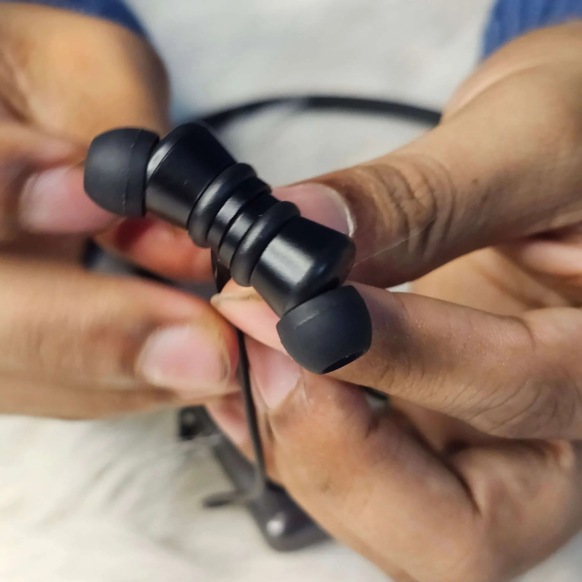 Picture of Recrsi wireless Neckband Bluetooth Earphone RE-NY060 Charging becup 200 Hours (Best price)