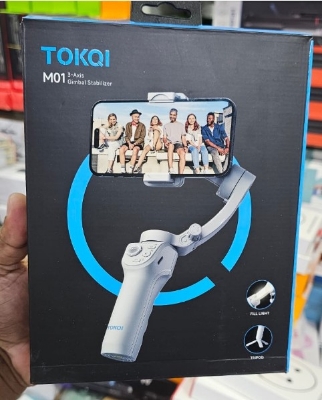 Picture of TOKQI M01 Handheld 3-Axis Gimbal Phone Holder Anti Shake Video Record Stabilizer for Xiaomi iPhone Cellphone Smartphone
